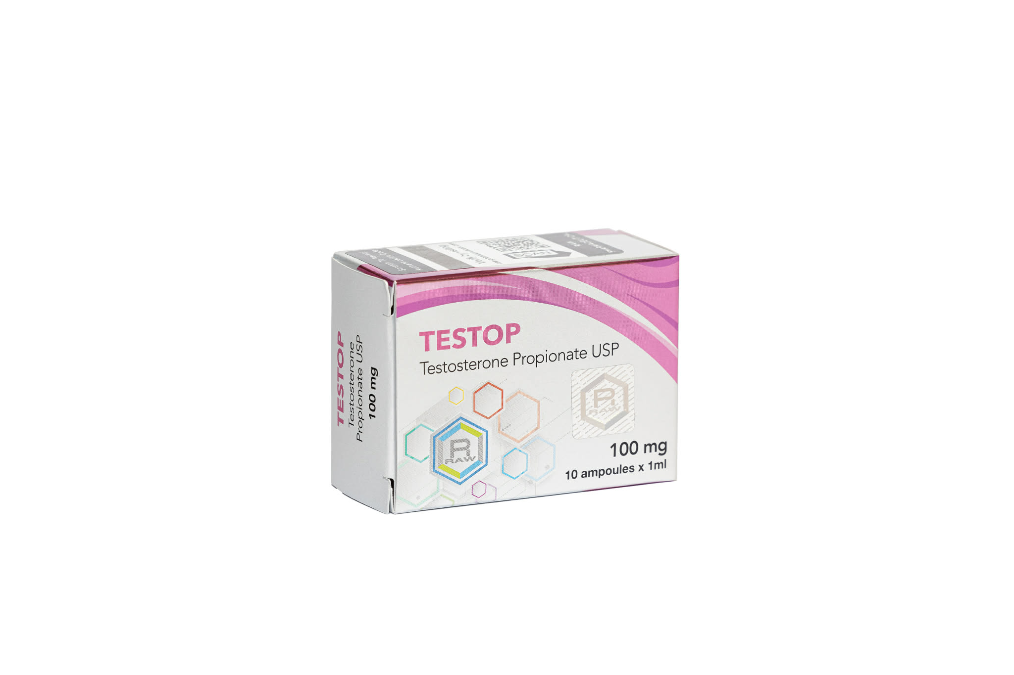 Raw Pharm - TESTOSTERONE PROPIONATE 10amp. x 100mg. 