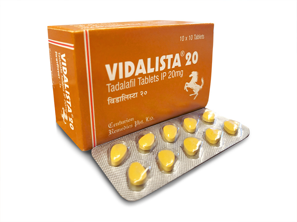 Vidalista - 20mg. TADALAFIL x 10tabs.