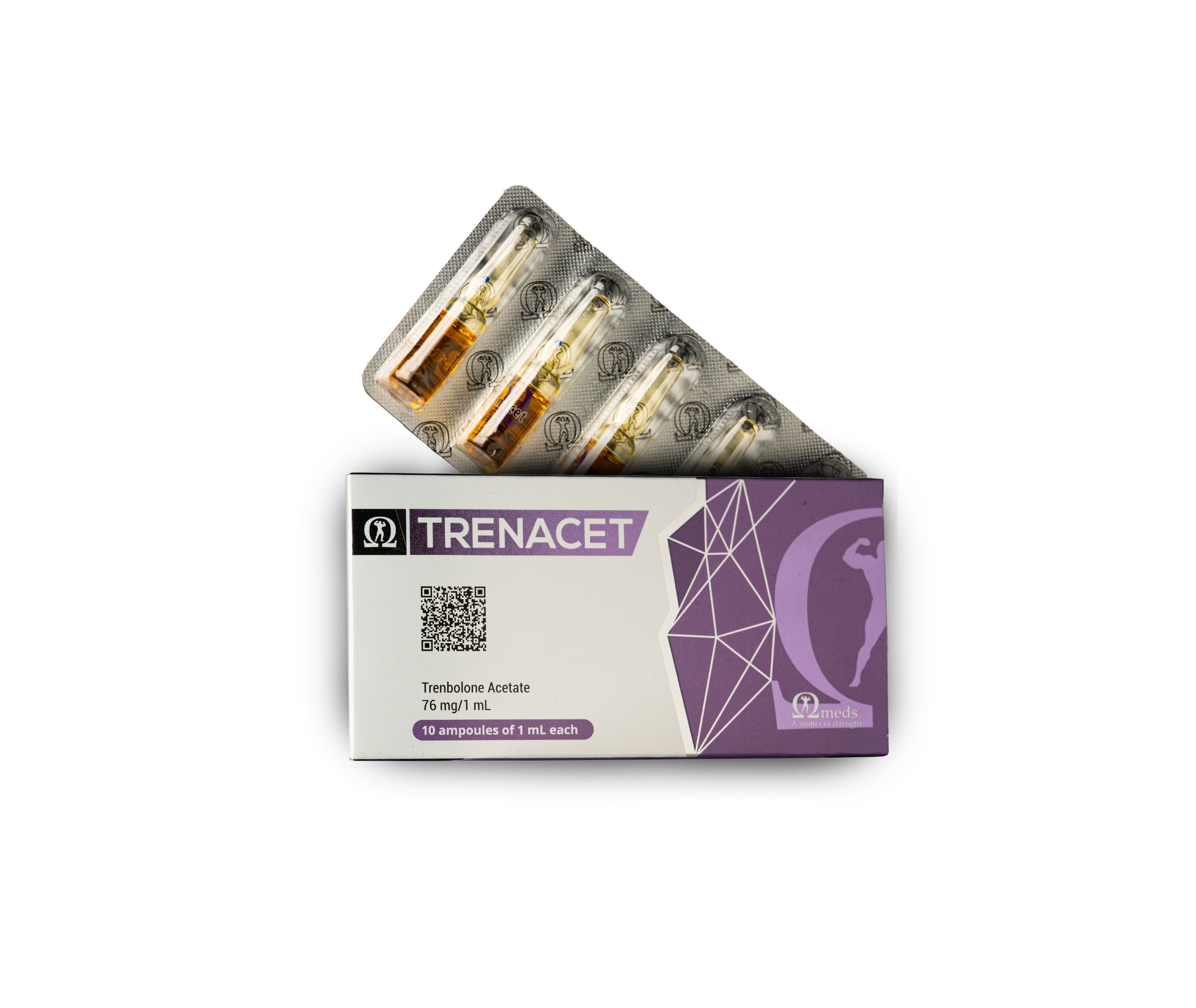 Omega Meds - TRENBOLONE ACETATE  10amp. x 76mg/1mL
