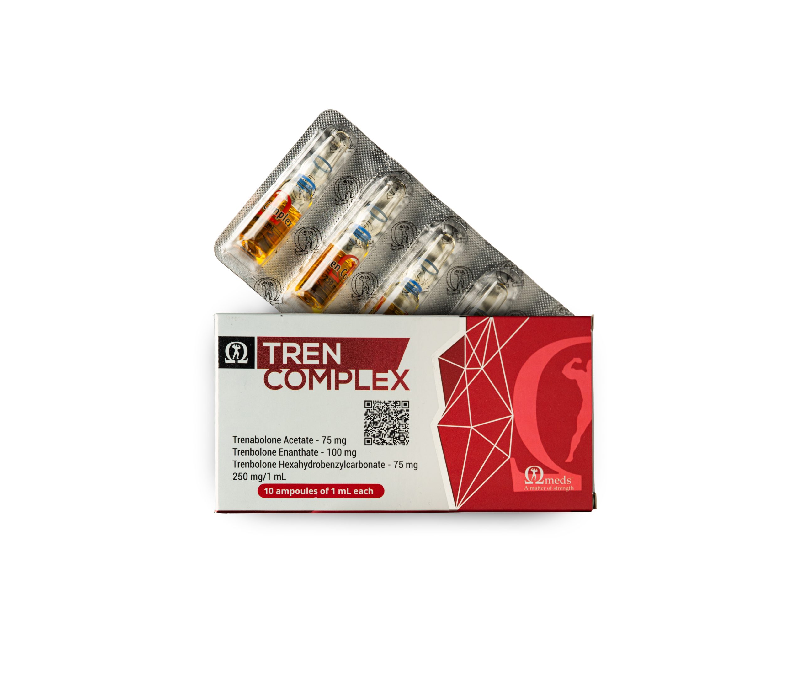 Omega Meds - TRENBOLONE COMPLEX 10amp. x 250mg/1mL