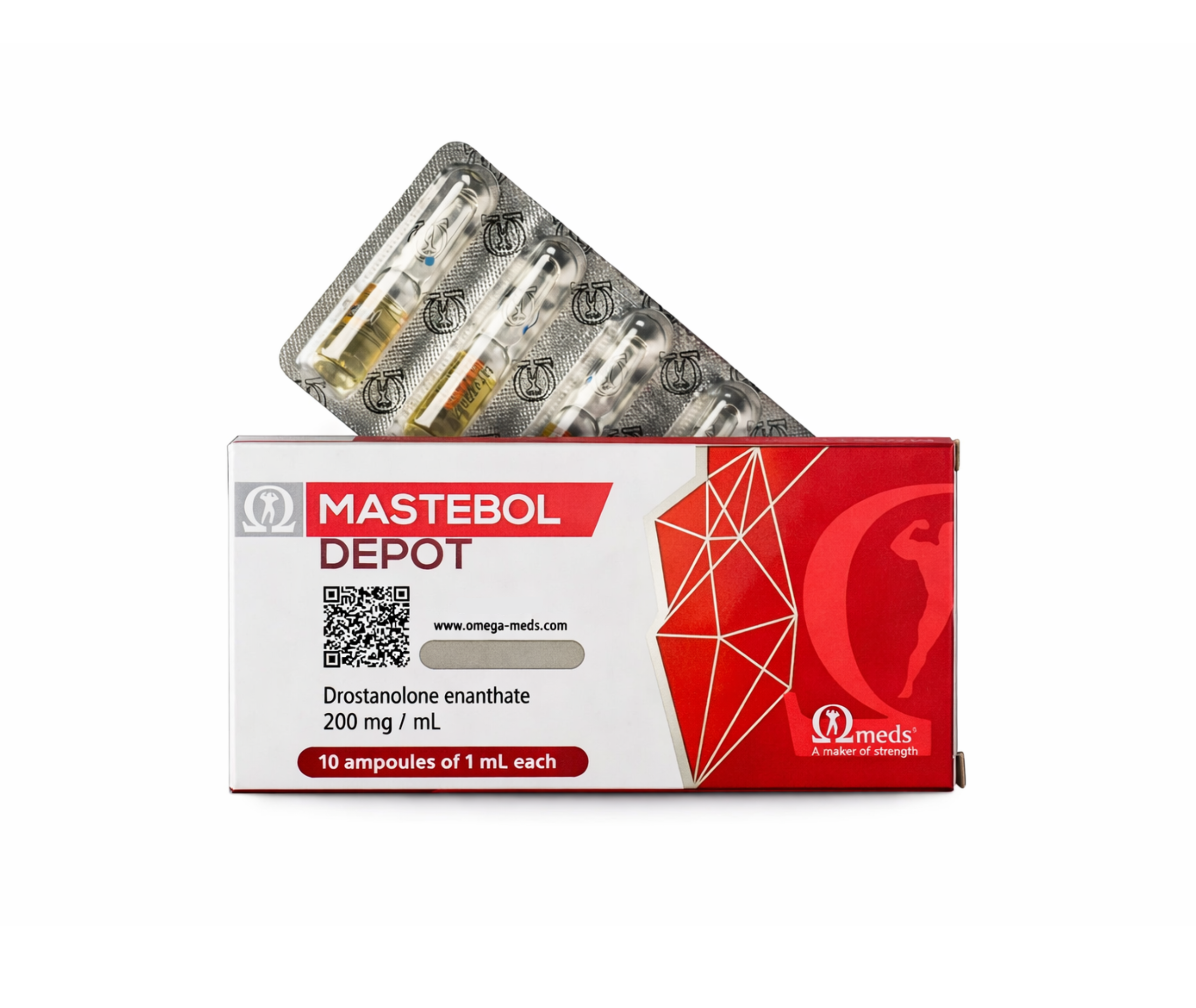 Omega Meds - DROSTANOLONE ENANTHATE /10amp. x 200mg/1mL