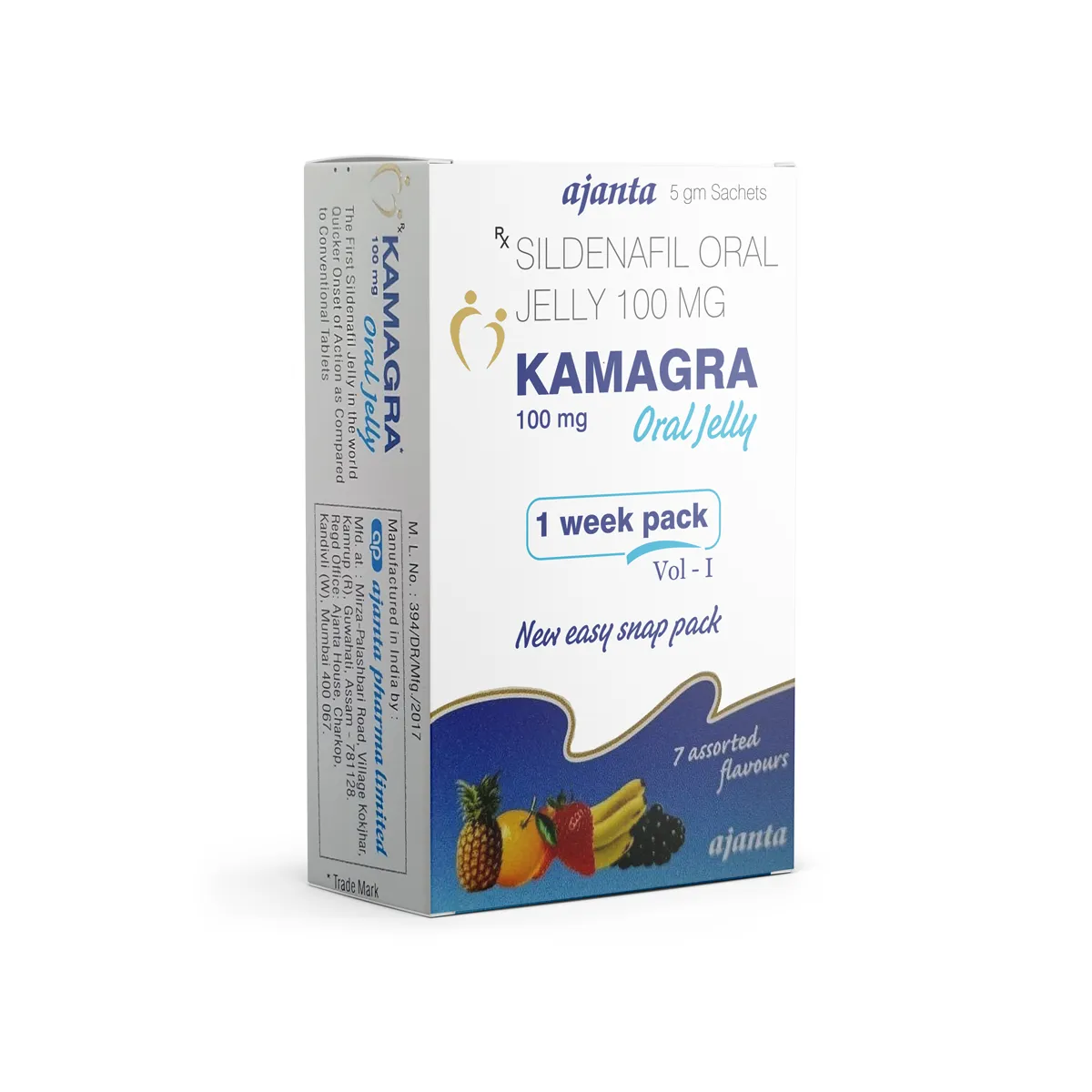 KAMAGRA / SILDENAFIL / ORAL Jelly 7days x 100mg