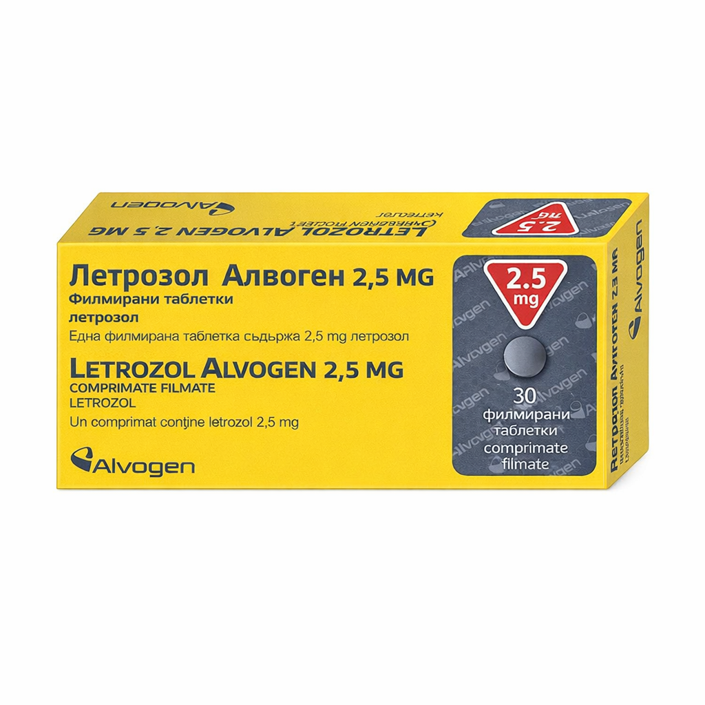 LETROZOL ALVOGEN 30tab. x 2.5mg