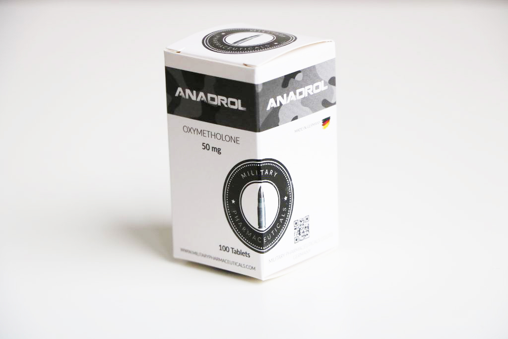 Military Pharma - ANADROL 100tabs. x 50mg. 