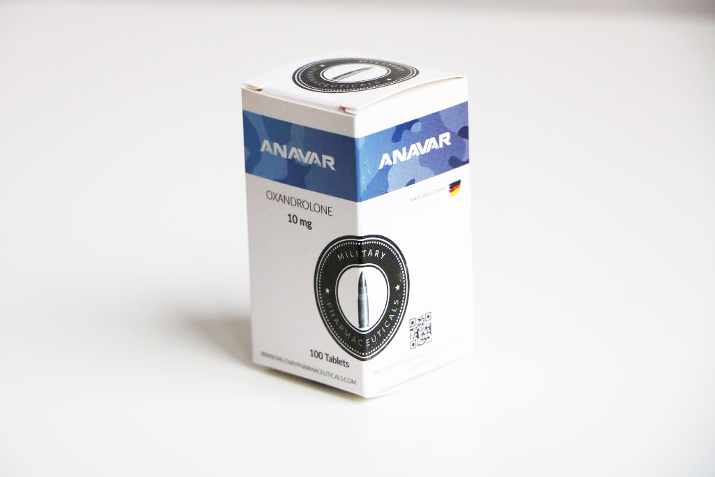  Military Pharma - ANAVAR 100tabs. x 10mg.